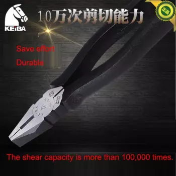 Оригинальные японские плоскогубцы KEIBA Vise P-106 150 мм (6 дюймов), Электрические плоскогубцы для резки, обжимные Зажимные инструменты