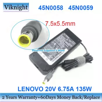 Оригинальный 45N0058 45N0059 адаптер питания для Lenovo W520 W500 W51 T510 W530 45N0053 55Y9317 20 в 6.75A зарядное устройство для ноутбука блок питания