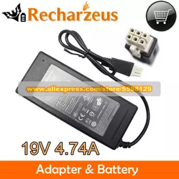 Оригинальный адаптер переменного тока 19V 4.74A 90W для NCR 7754 7761-3100 POS-терминала P1530 P1230 0062-7754-3055