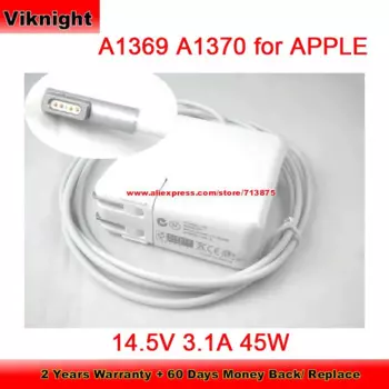 Оригинальный ADP-54GD MB283LL/A NSW24929 PA1450-7 14,5 V 3.1A 45W блок питания для APPLE PowerBook A1244 A1374 A1369 A1370