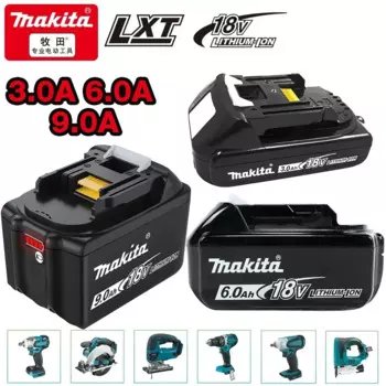 Оригинальный аккумулятор Makita BL1830 18 в 9A/6A/3A сменный литий-ионный аккумулятор для MAKITA BL1880 BL1860 BL1850 BL1860B L70