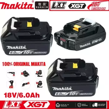 Оригинальный аккумулятор Makita BL1860 BL1850B BL1850 BL1840 BL1830, аккумулятор для отвертки и зарядное устройство, 18 В, сменные аккумуляторы для электроинструментов