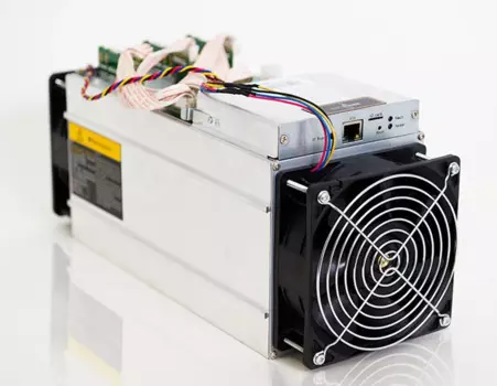 Оригинальный AntMiner S9 ~ 13.5th/s @ 0,098 W/GH 16nm ASIC Bitcoin Miner с блоком питания и шнуром