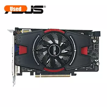 Оригинальный ASUS GTX 550Ti real 1G GDDR5 192 бит HD видеокарта, 100% Протестировано хорошо!