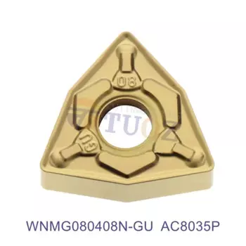 Оригинальный фрезерный резец для наружной обточки AC8035P, WNMG 080408