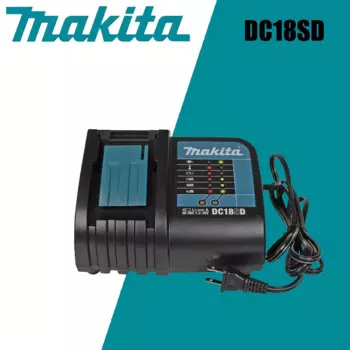 Оригинальный литий-ионный аккумулятор Makita DC18SD 18 в высокопроизводительное быстрое зарядное устройство входное напряжение 220 В