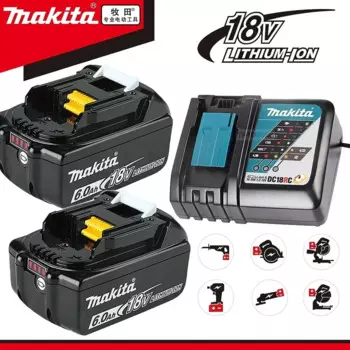 Оригинальный Makita 6Ah/5Ah/3Ah для Makita 18V аккумулятор BL1830B BL1850B BL1850 BL1840 BL1860 BL1815 сменный литиевый аккумулятор