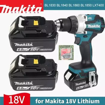 Оригинальный Makita 6Ah/5Ah/3Ah для Makita 18V аккумулятор BL1830B BL1850B BL1850 BL1840 BL1860 BL1815 сменный литиевый аккумулятор