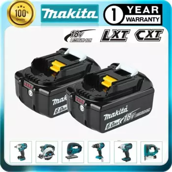Оригинальный Makita 6Ah/5Ah/3Ah для Makita 18V аккумулятор BL1830B BL1850B BL1850 BL1840 BL1860 BL1815 сменный литиевый аккумулятор