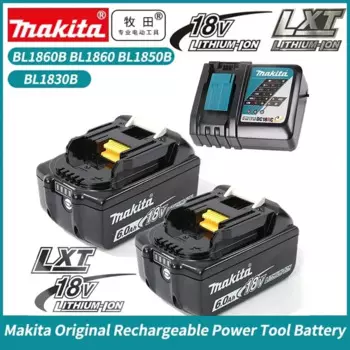 Оригинальный Makita 6Ah/5Ah/3Ah для Makita 18V аккумулятор BL1830B BL1850B BL1850 BL1840 BL1860 BL1815 сменный литиевый аккумулятор