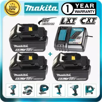 Оригинальный мощный сменный литий-ионный аккумулятор Makita 18 в 6,0 Ач BL1860 BL1850B BL1830, сменный аккумулятор