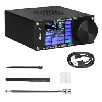 Оригинальный радиоприемник SI4732 Full DSP FM LW MW SW SSB, 2,4 дюйма, сенсорный экран, 64-108 МГц, радиоприемник