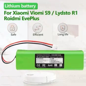 Оригинальный робот-пылесос Lydsto R1 с перезаряжаемой литий-ионной батареей R1, аккумулятор емкостью 12800 мАч