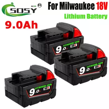 Оригинальный сменный литий-ионный аккумулятор 18 в 1815 Ач для Milwaukee M18, аккумуляторы для электроинструментов 48-11-1850 48-11-1860 48-11-Z50