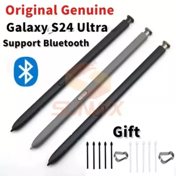 Оригинальный стилус для Samsung Galaxy S24, стилус для сенсорного экрана, ручка-карандаш с функцией Bluetooth, поддержка air command