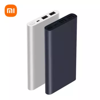 Оригинальный внешний аккумулятор Xiaomi Mi Power bank 2 PLM09ZM, 10000 мАч, 18 Вт, быстрая зарядка, внешний аккумулятор, портативное зарядное устройство, 10000 пауэрбанк