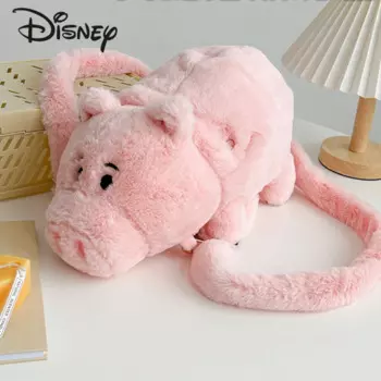 Оригинальный женский рюкзак Disney, модный плюшевый ранец высокого качества, Повседневная вместительная сумка для хранения игрушек для девочек