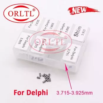 ORLTL 80 шт. прокладки прокладки 9308-028K размер 3,715-3,925 мм шайба регулировки штифта топливной форсунки для дизельного двигателя Delphi SSANGYONG