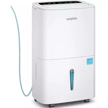 Осушитель Energy Star Waykar 150 пинтов с насосом для помещений до 7000 кв. Ft в коммерческих и промышленных больших помещении