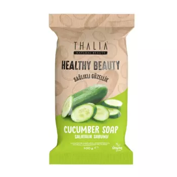 Освежающее здоровое и красивое экстракт огурца Thalia, натуральное твердое мыло-100 г.