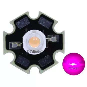 OTdiode LED чип для выращивания растений 1Вт/3Вт/5Вт