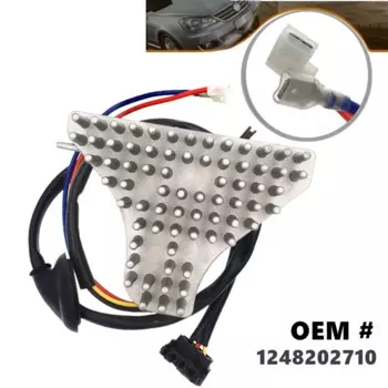 Отопительный резистор двигателя HVAC для Mercedes Benz 300CE 300D 300E E300 E300 1248202710 1248205810