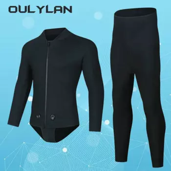 Oulylan мужской раздельный купальник из двух частей, 3 мм