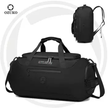Ozuko 9651, Мужская Дорожная сумка на выходные, спортивный рюкзак, спортивный дизайнерский спортивный рюкзак, спортивная сумка, водонепроницаемый дорожный рюкзак на заказ