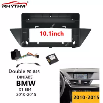 Панель Автомобильная Fascia ДЛЯ BMW X1/ BMW 1 серии/E84 2010-2015, адаптер для стерео приборной панели, 9 дюймов, рамка для автомобиля, комплект отделки
