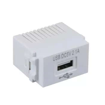 Панель для зарядки мобильного телефона, USB-модуль питания, розетка 220 В, трансформатор 5 В, 2,1 А, USB-разъем для зарядки, адаптер для переключения