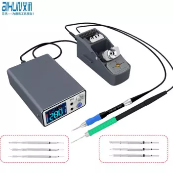 Паяльная станция JC AIXUN T3B, электрическая паяльная станция с ручками серии T115, T210, для ремонта iPhone