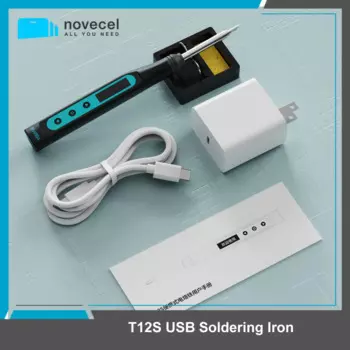 Паяльник YOUYUE T12S, мини-паяльник с цифровым OLED дисплеем и USB