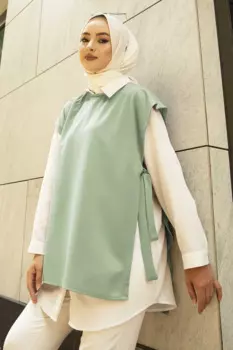 Parachute Tunik MD-мятный зимний осенний 2021 Стандартный головной платок из Турции