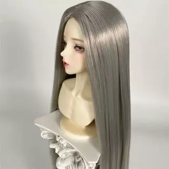 Парик с имитацией молочного шелка в старинном стиле, 1/3 BJD SD кукла с прямыми волосами, бесплатная доставка