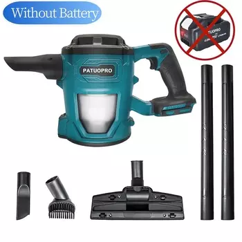 PATUOPRO Портативный беспроводной пылесос 18В для Makita