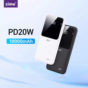 Пауэрбанк zime 22,5 Вт, 10000 мА ч, PD, быстрая зарядка, внешний аккумулятор, портативное зарядное устройство для iPhone 15 14 13 Pro Xiaomi