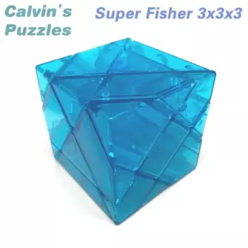 Пазлы Calvin's Super Fisher 3x3x3 куб ледяной зеленый синий магический куб нео скоростной извивающийся пазл головоломки Развивающие игрушки