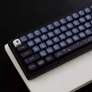 PBT Keycap129 Key Galaxy MOA Profile Dye Sublimation Keycap для игровой механической клавиатуры Keycap MX Switch MOA Key Caps