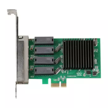PCI-E 4-портовая гигабитная сетевая карта PCI-E RTL8111H Чип 1000 Мбит/с RJ45 Сетевой адаптер Сетевой контроллер