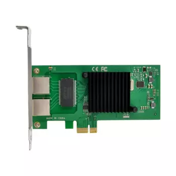 PCI-E X1 NH82580 Двухпортовая гигабитная Серверная сетевая карта RJ45 1000 Мбит/с двойной электрический порт Ethernet NIC