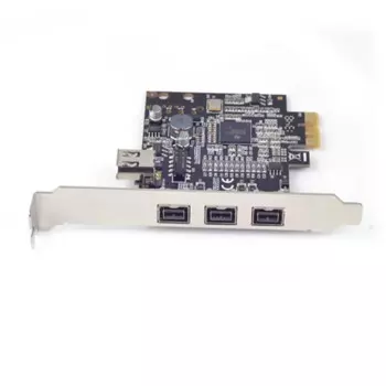 PCIE Combo 3x 1394b + 1x 1394a порты Firewire PCI-Express карта контроллера, 1394 карта TI чипсет XI02213, WINDOWS 8 / 7 / MAC OS
