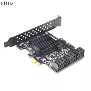 PCIE SATA III карта контроллера с 8 портами PCIe 2,0x1 SATA 6G карта расширения с низкопрофильным кронштейном поддержка Win10 PCIE SATA карта