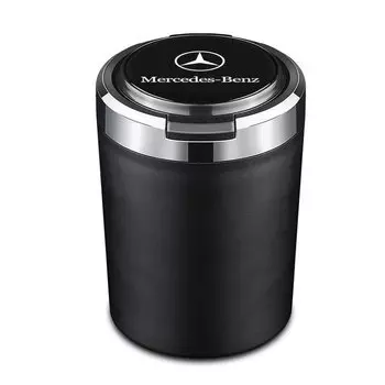 Пепельница с логотипом автомобиля со светодиодной подсветкой для Mercedes Benz AMG W212 W213 W205 W177 V177 W247 W176 GLA GLC X253 W210 W222 Аксессуары