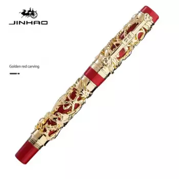 Перьевая ручка Jinhao 3D с рельефным драконом 0,5/1,0 мм