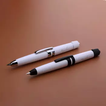 Перьевая ручка MAJOHN A3, креативная гладкая каучуковая ручка с прессом и вращением, 0,4 мм, зеркальный конвертер, подарочные ручки для студентов