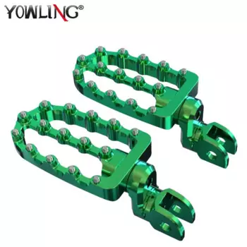 Передние Подножки для мотоцикла Kawasaki KLR650 1987-2023 2022, поворотные подножки, алюминиевые плоские подножки KLR 650