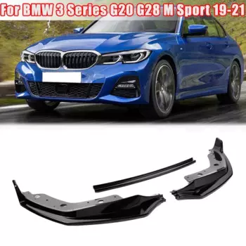 Передний бампер автомобиля, сплиттер, спойлер, диффузор для BMW 3 серии G20 G28 2019-2021 M, только Sport, модификация автомобиля, комплект кузова