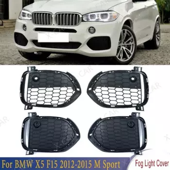 Передний бампер, открытая решетка, противотуманная фара, рамка для BMW X5 F15 2012 2013 2014 2015 M Sport 51118064633 51118064634