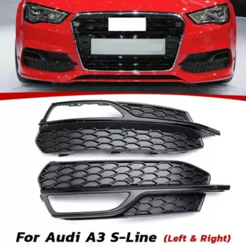 Передний бампер решетка противотуманная фара крышка для Audi A3 S3 Sports версия 2014-2016