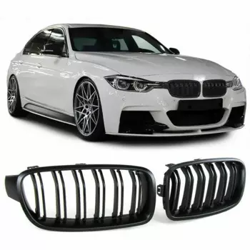 Передняя решетка почек, матовая черная для BMW F30 F35 328I 335I 2012-2016